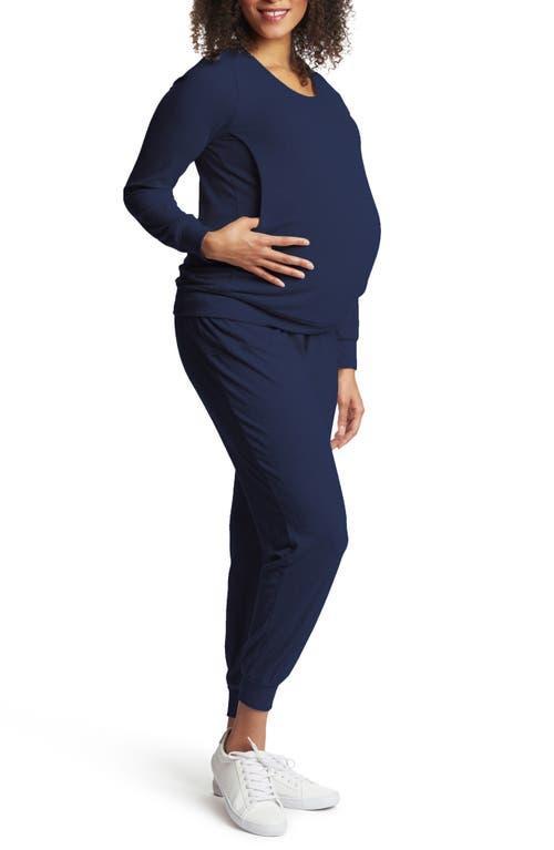 Everly Grey Maternity Whitney 2-Piece /Nursing Top & Pant Set Product Image