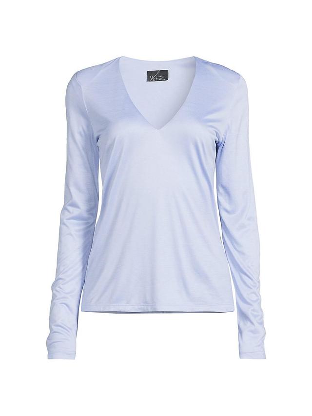 Womens Ultimate V-Neck Long-Sleeve T-Shirt Product Image