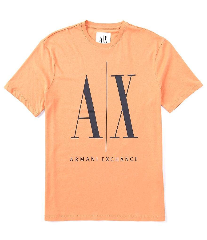 Armani Exchange Large Icon Logo Short Sleeve T-Shirt Product Image