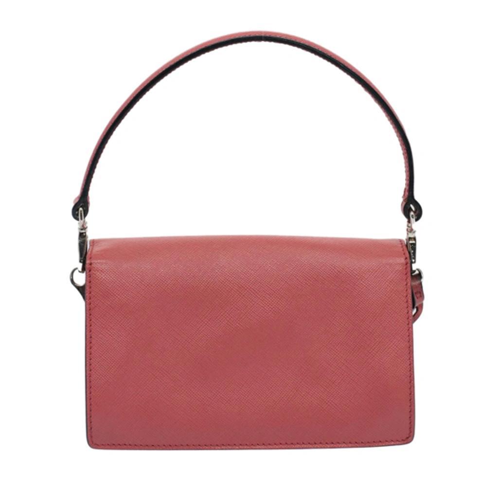 Saffiano Pink Leather Clutch Bag () Product Image