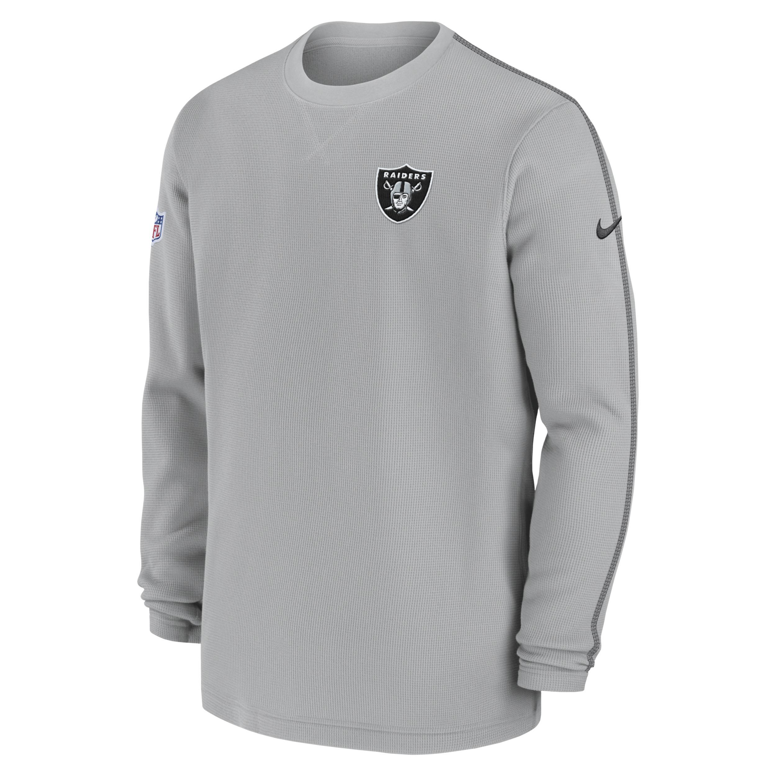 Las Vegas Raiders Sideline Coach Mens Nike Mens NFL Long-Sleeve Top Product Image