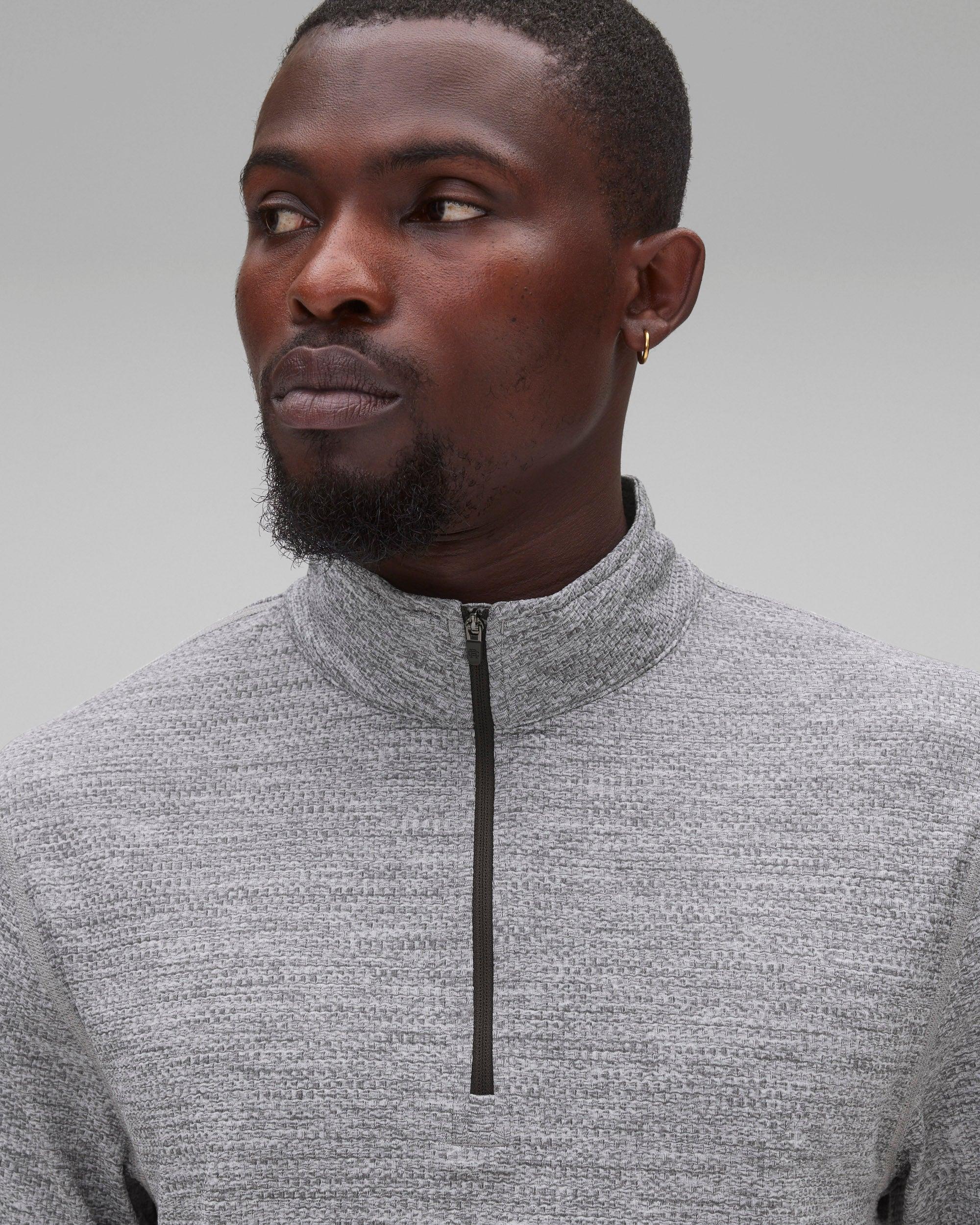 Solotex Mesh Tiebreak Quarter Zip Male Product Image