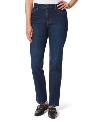 Petite Amanda High Rise Straight-Leg Jeans, Petite & Petite Short Product Image