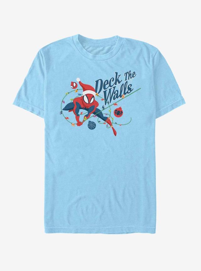 Marvel Spider-Man Deck The Walls Christmas T-Shirt Product Image