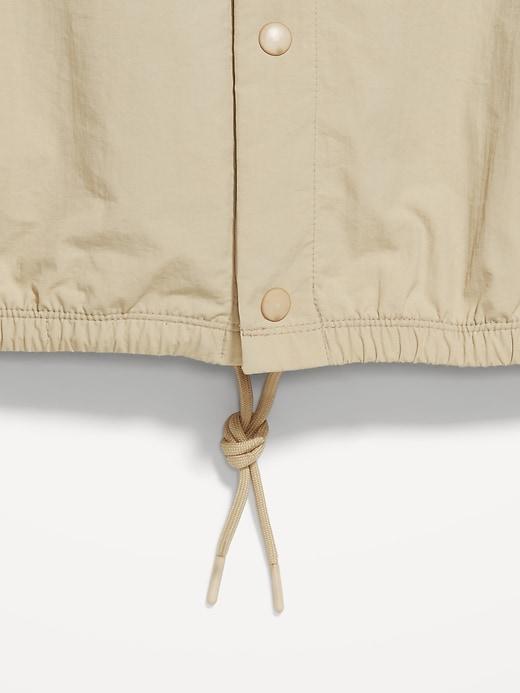 Water-Resistant Snap-Front Jacket Product Image