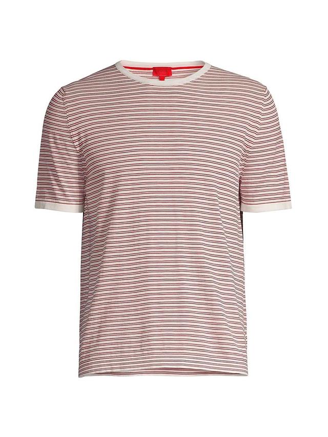 Mens Stripe Cotton T-Shirt Product Image