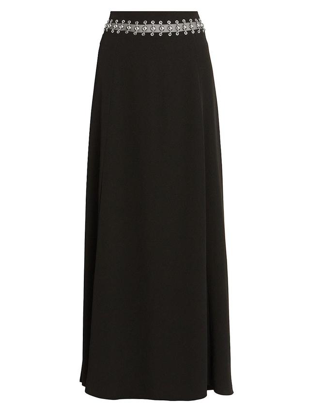 Rabanne Cutout Waist Jersey Skirt Product Image