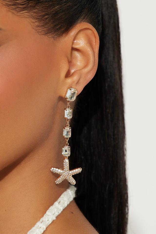 Tropical Hideaway Earrings - Gold Product Image