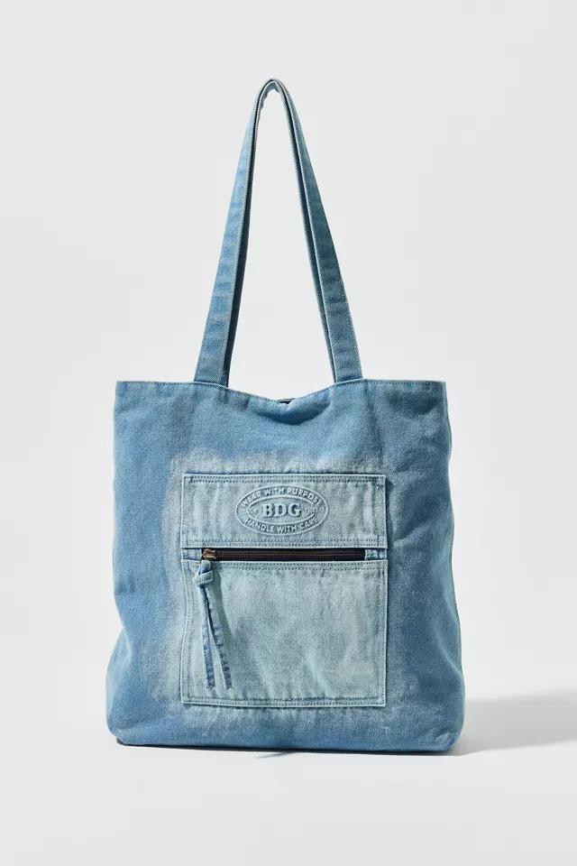 BDG Washed Denim Tote Bag Product Image