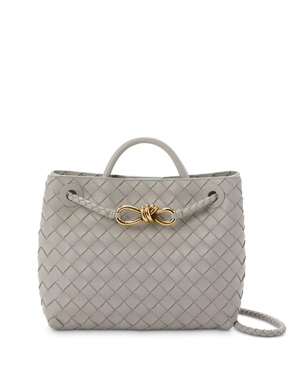 Small Andiamo Top Handle Bag In Sterling-m B-sterl Product Image