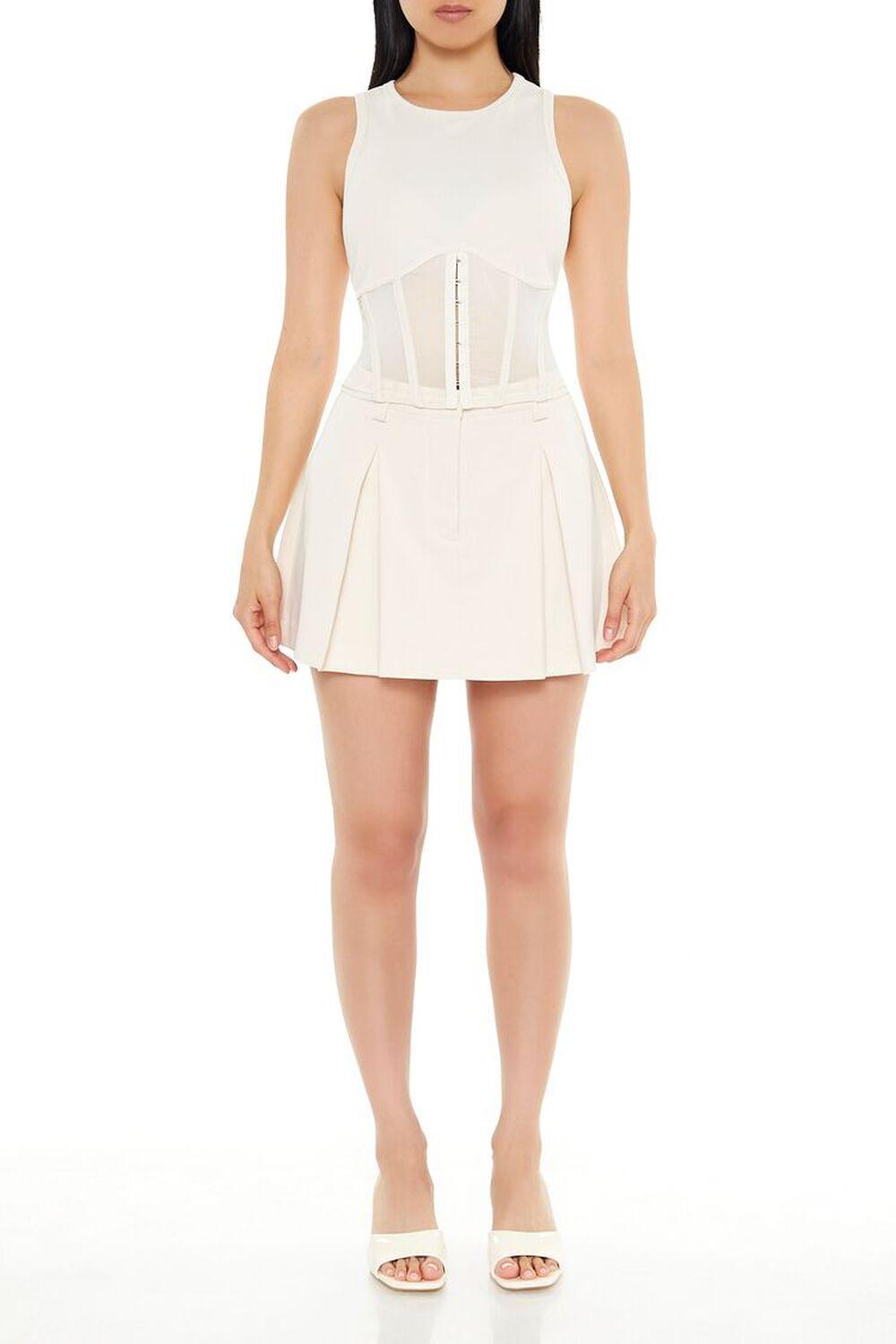 Corset Racerback Tank Top | Forever 21 Product Image