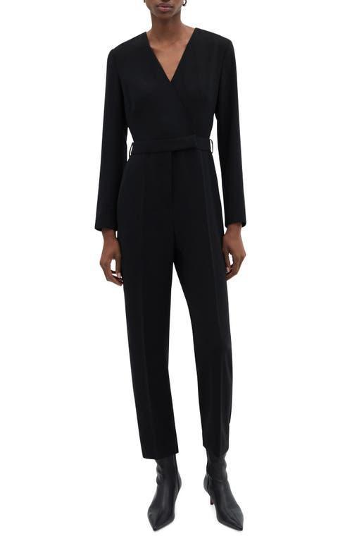 Mango Womens Wrap Long Jumpsuit Product Image