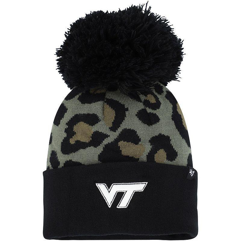 Womens 47 Hunter Virginia Tech Hokies Bagheera Cuffed Knit Hat with Pom Product Image