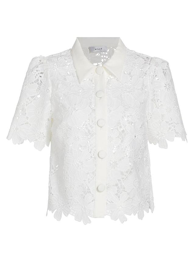 Womens Addison Short-Sleeve Lace Top Product Image