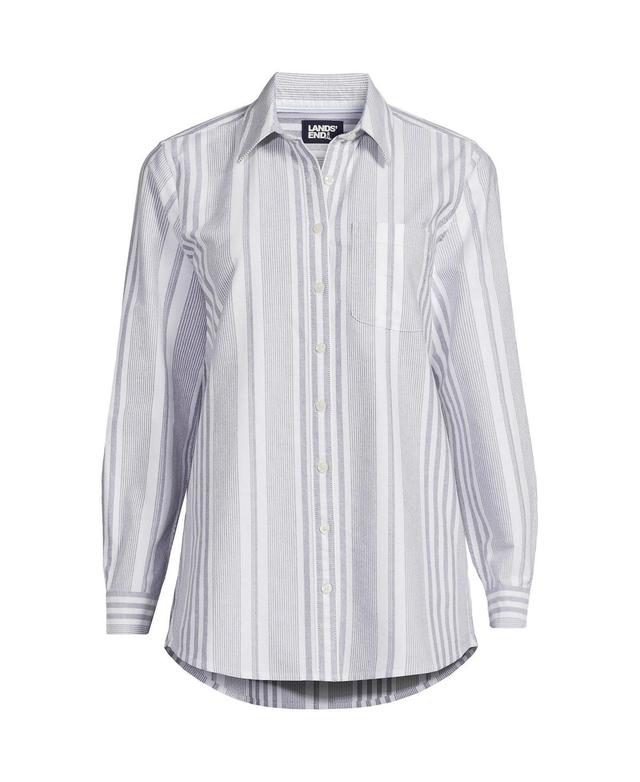 Lands End Womens Petite Oxford Long Sleeve Shirt Product Image