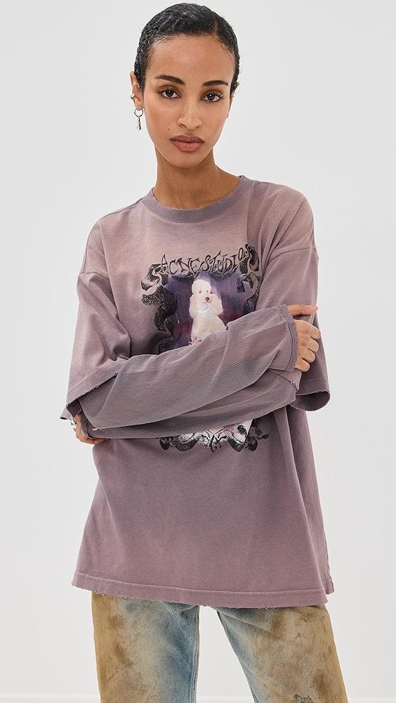 Acne Studios Edra Double Long Sleeve T-Shirt | Shopbop Product Image