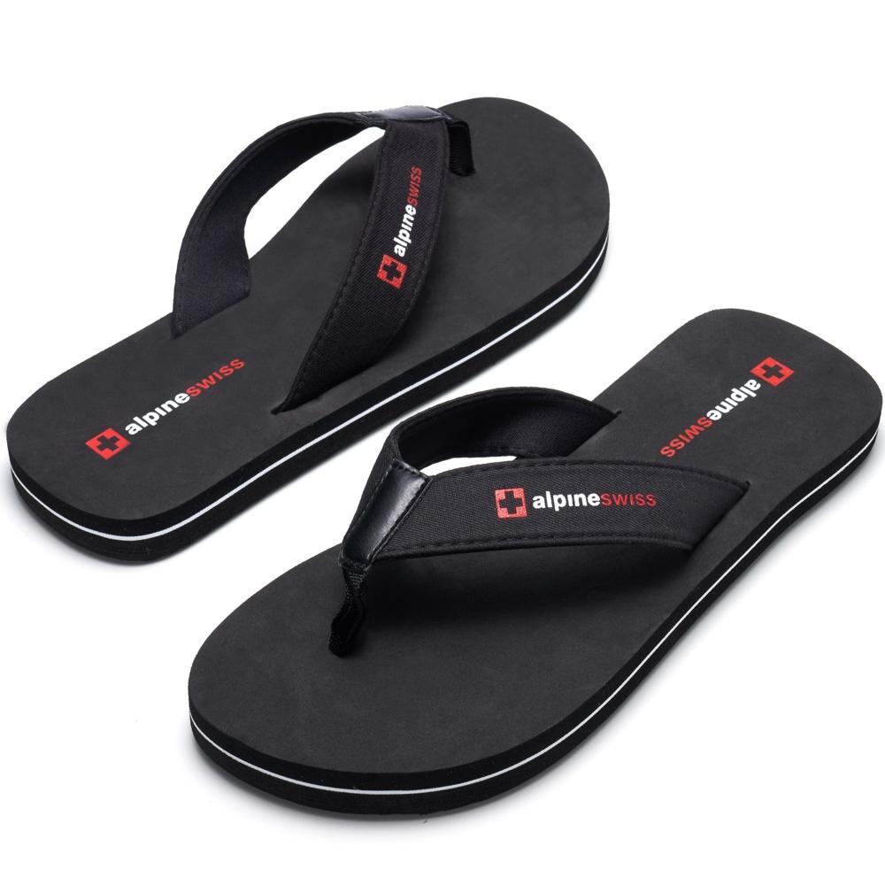 Alpine Swiss Mens Flip Flops Beach Sandals Eva Sole Lightweight Comfort Thongs Product Image