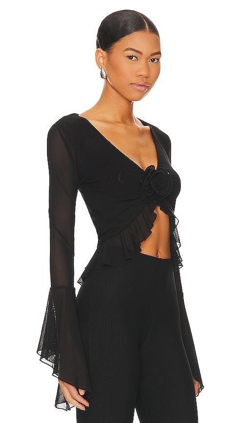 MAJORELLE Val Top in Black. - size XL (also in L, M, S, XS, XXS) Product Image