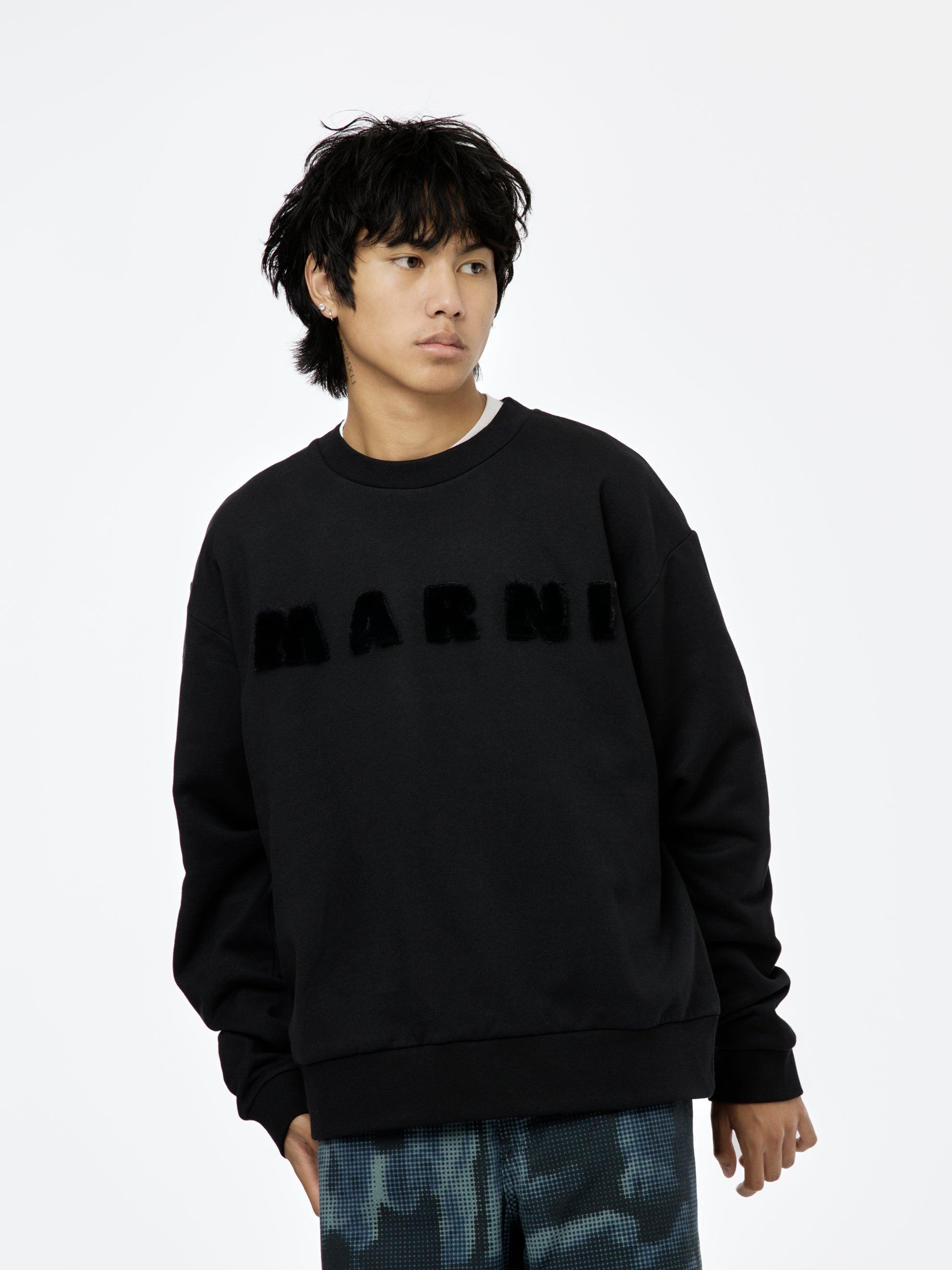 Long -Sleeved Sweatshirt Crewneck (Nero) Product Image