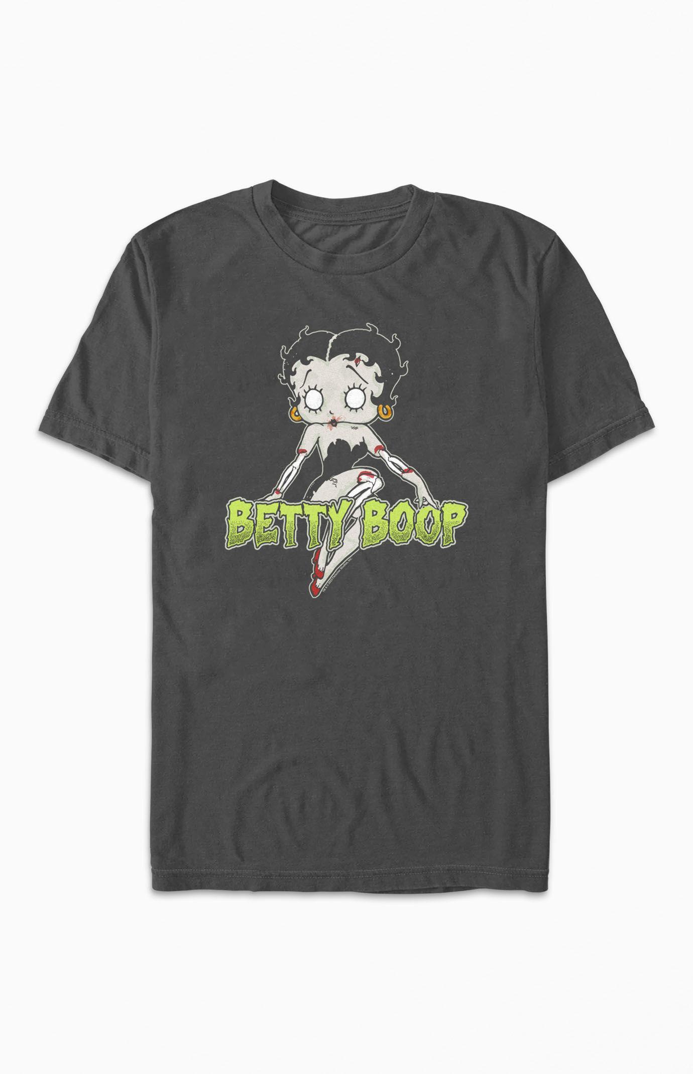 Women's Zombie Betty Boop T-Shirt Product Image