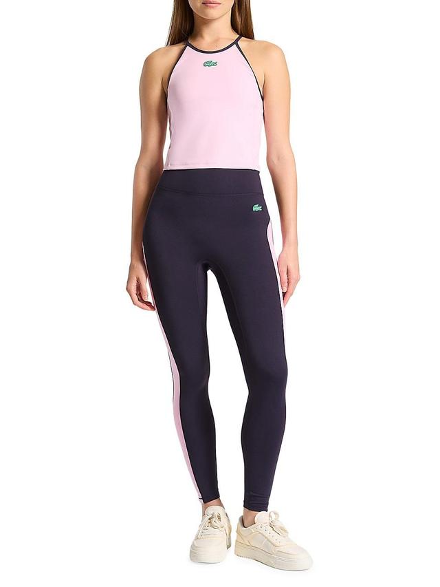 Lacoste x BANDIER High Waist Colorblock Leggings Product Image