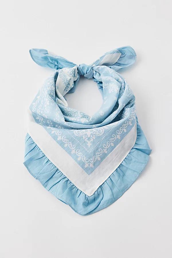 Spliced Ruffle Bandana Womens at Urban Outfitters Product Image