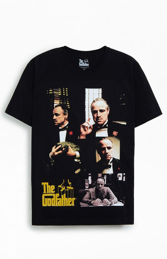 Men's The Godfather Collage T-Shirt Product Image