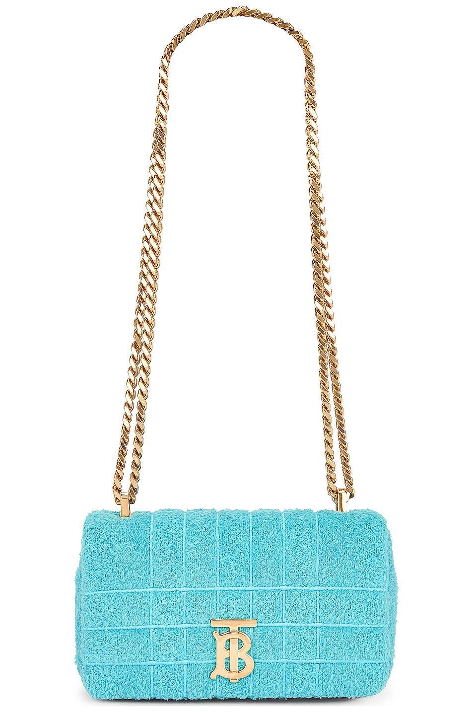 Burberry Mini Lola Shoulder Bag in Blue Product Image