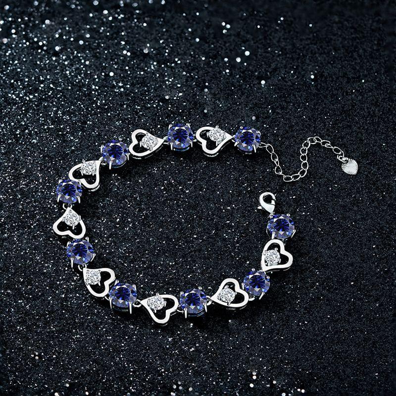 CZ Heart Bracelet Product Image