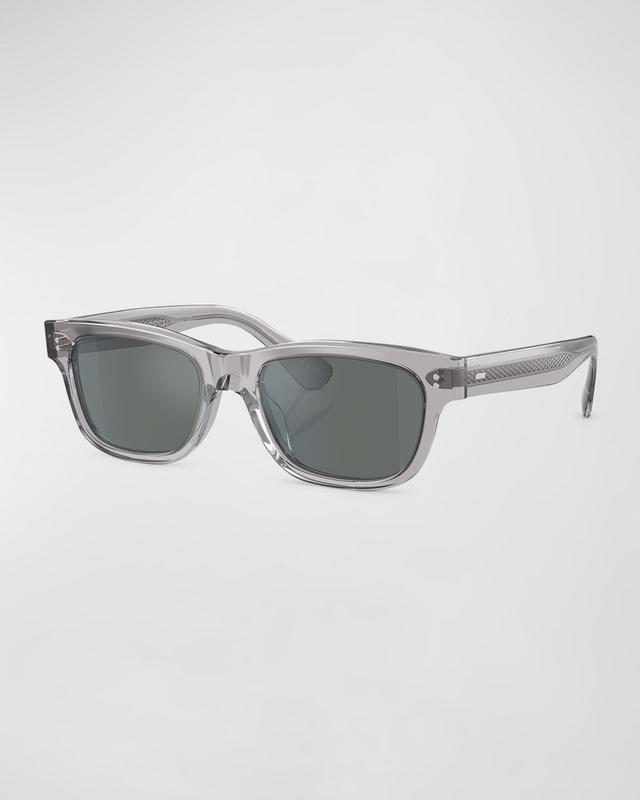 Mens Rosson Sun Acetate Rectangle Sunglasses Product Image