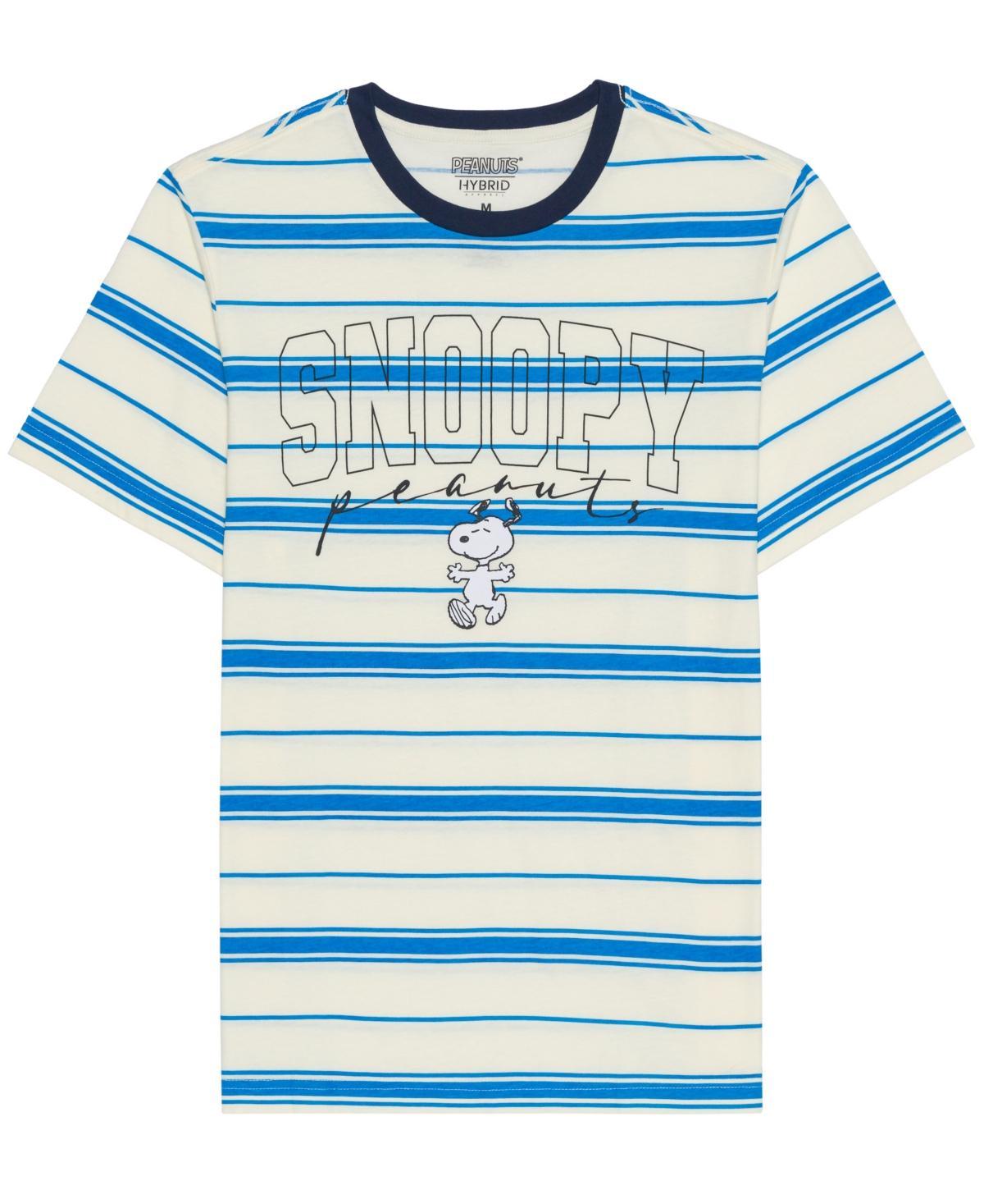 Hybrid Mens Snoopy Short Sleeve Stripe T-shirt Product Image