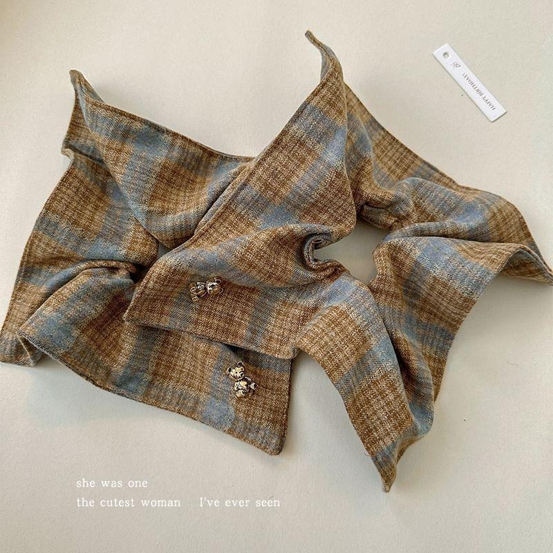 Plaid Square Scrunchie Product Image