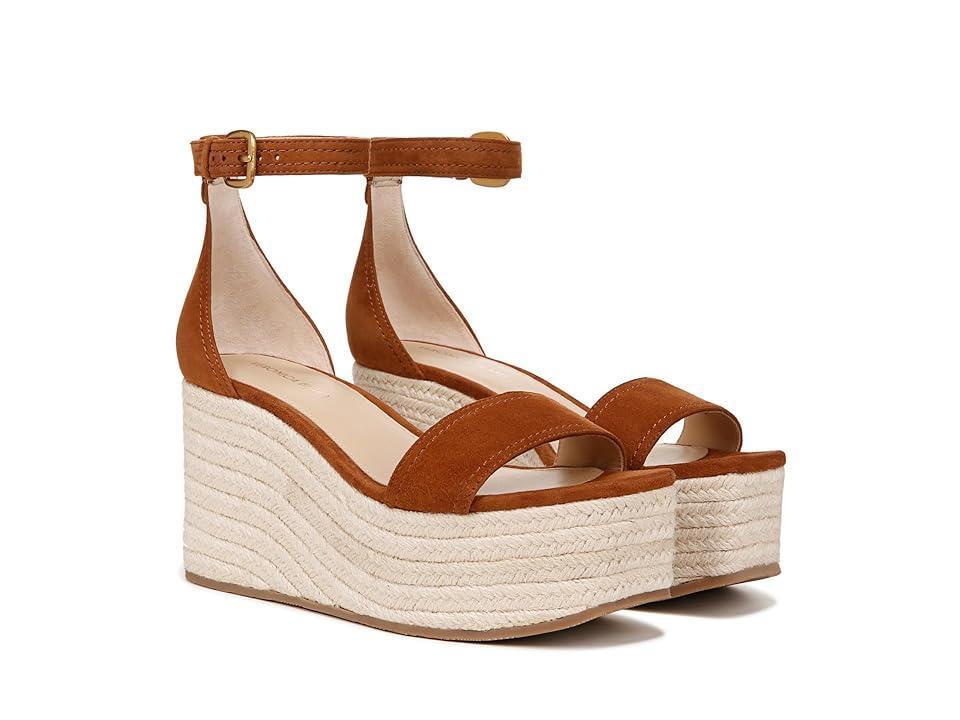 Veronica Beard Gianna Espadrilles (Caramel Brown Suede) Women's Sandals Product Image