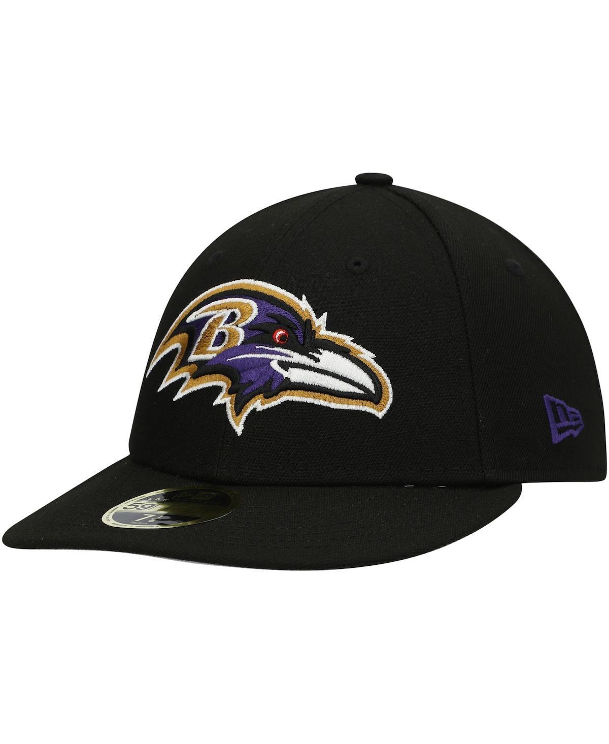 Mens New Era Baltimore Ravens Omaha Low Profile 59FIFTY Fitted Hat Product Image