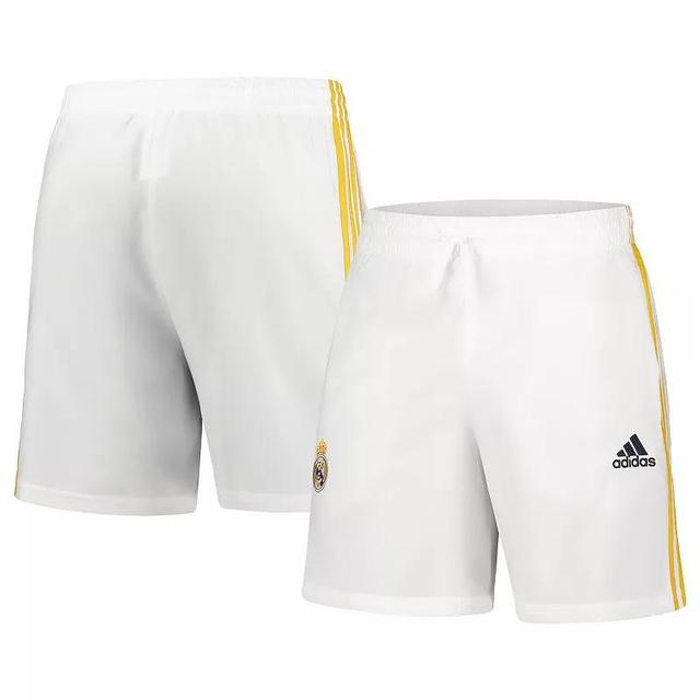 Mens adidas White Real Madrid DNA Shorts Product Image