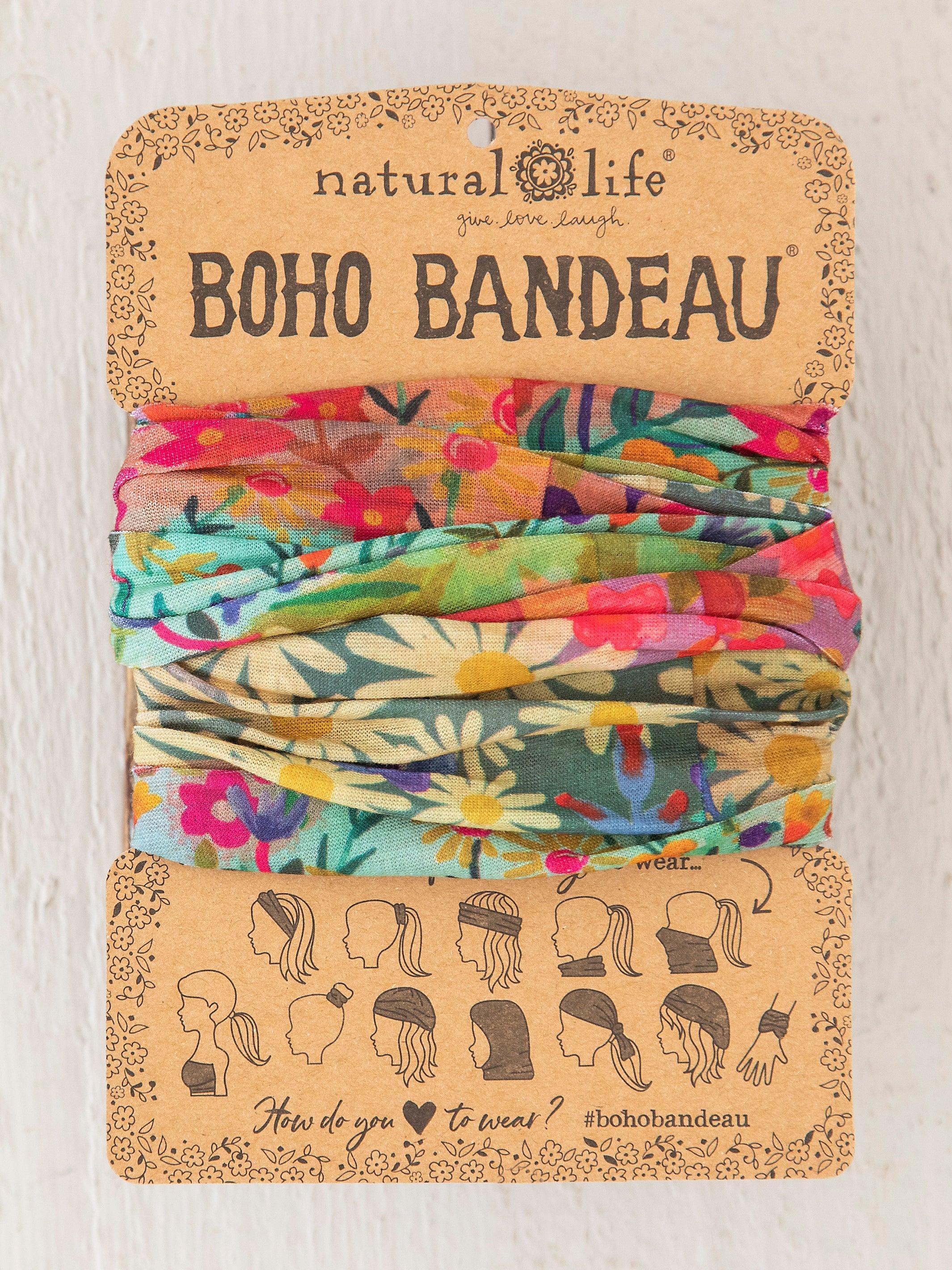 Full Boho Bandeau® Headband - Wildflower Border Product Image