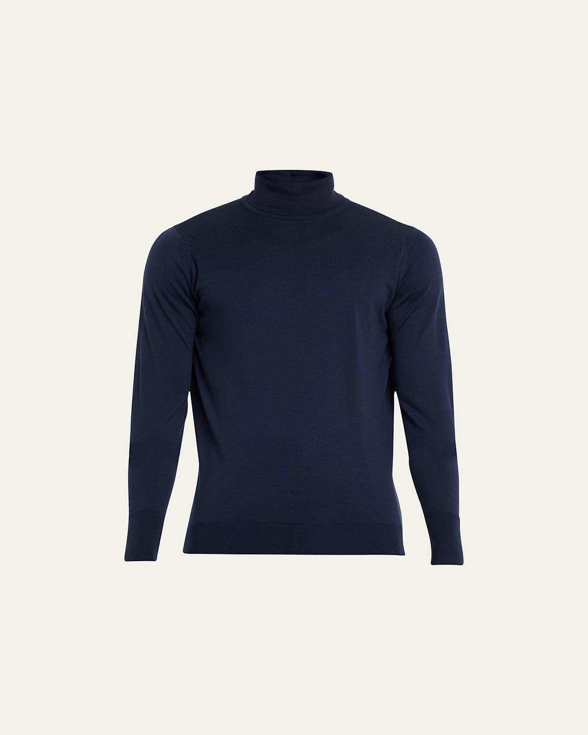 John Smedley Richard Turtleneck Merino Wool Sweater Product Image