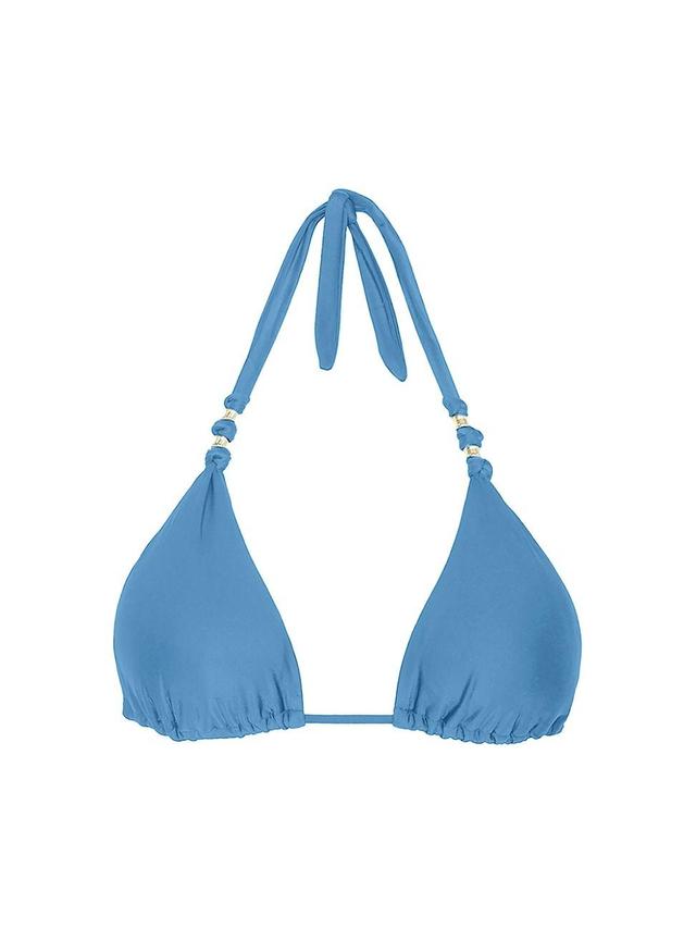 Womens Paula Knotted Triangle Bikini Top Product Image