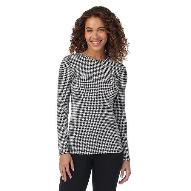 Womens Cuddl Duds Softwear with Stretch Long Sleeve Top Grey Heather Product Image