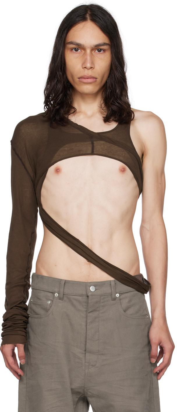 Brown Banana Skeletank Tank Top In 04 Brown Product Image