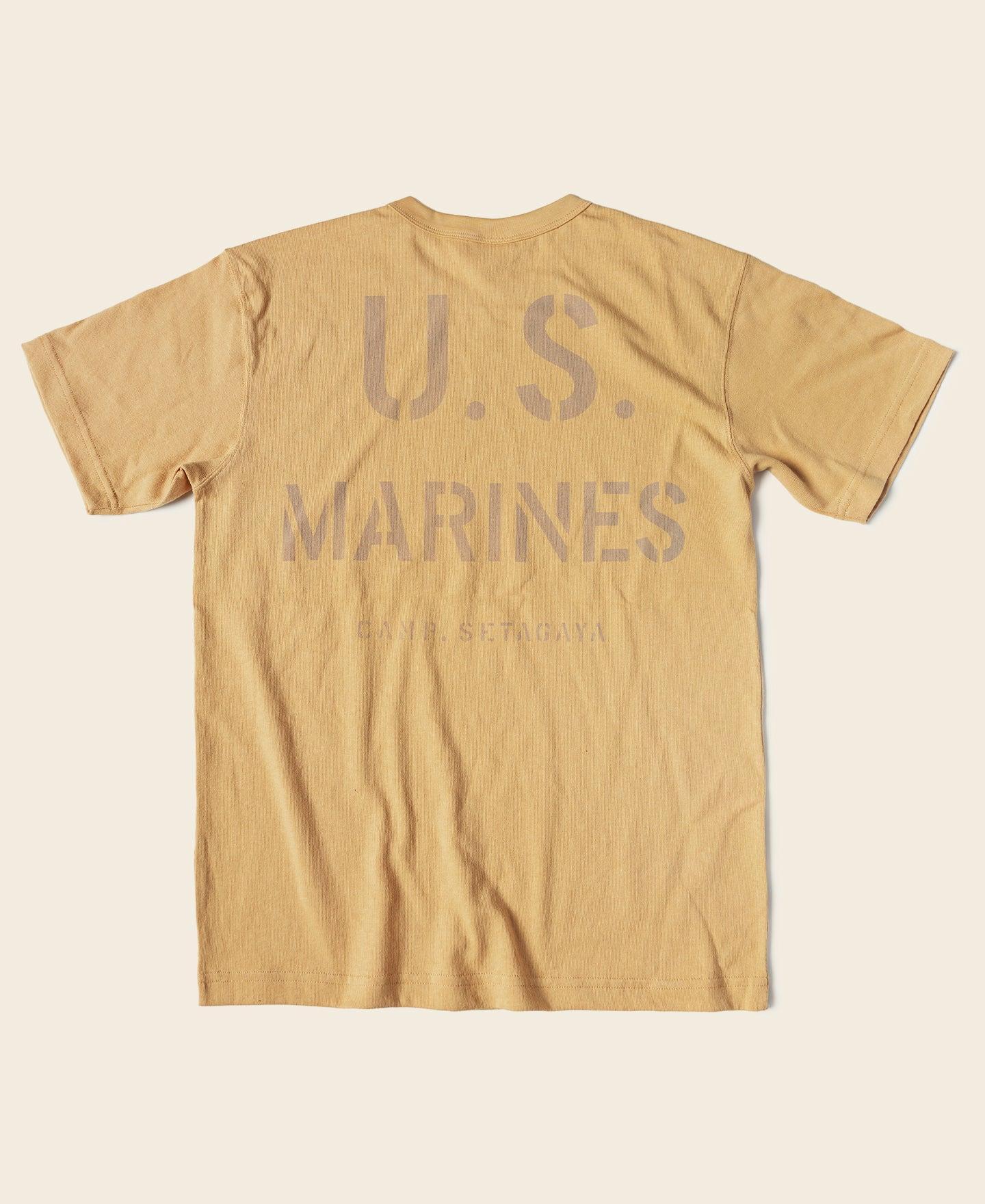 1970s US Marine T-Shirt - Yellow Product Image