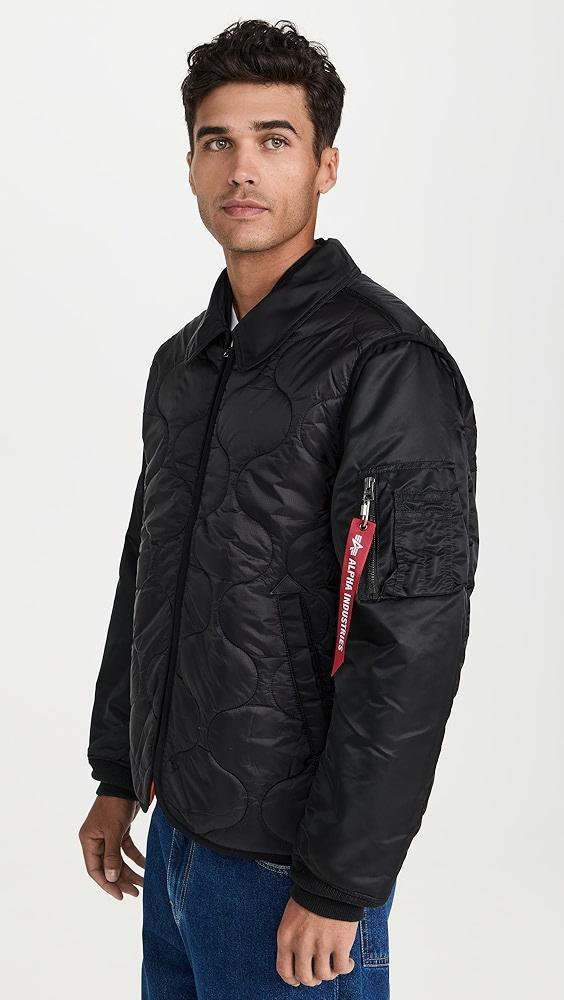 Alpha Industries Mixed Media Utility Jacket | Shopbop Product Image