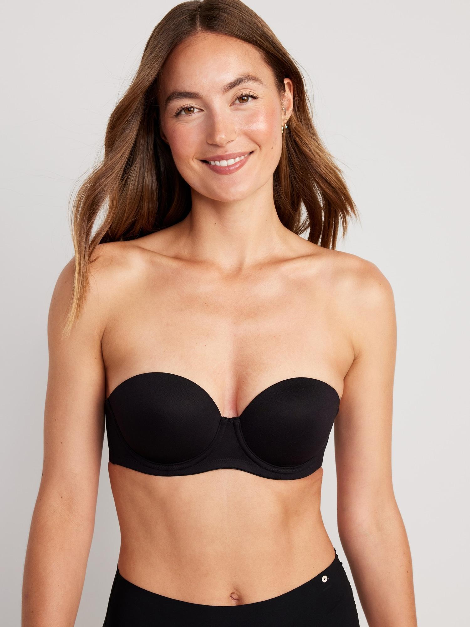 Low-Coverage Convertible Strapless Underwire Bra Product Image