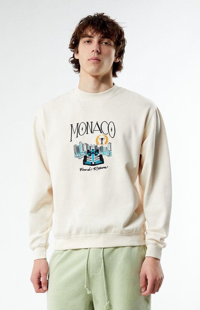 Men's Monaco Embroidered Crew Neck Sweatshirt Product Image