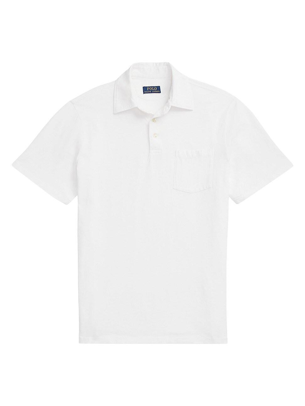 Mens Cotton-Blend Polo Shirt Product Image