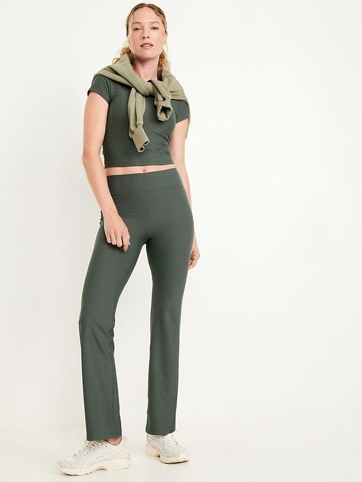 Extra High-Waisted PowerSoft Flare Leggings Product Image