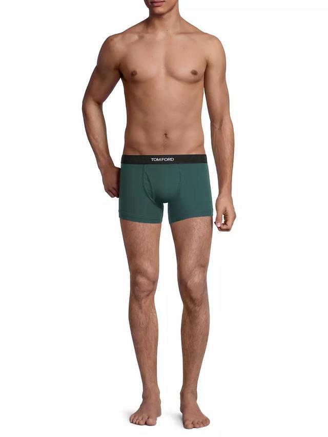 Stretch-Cotton Logo Boxer Briefs Product Image