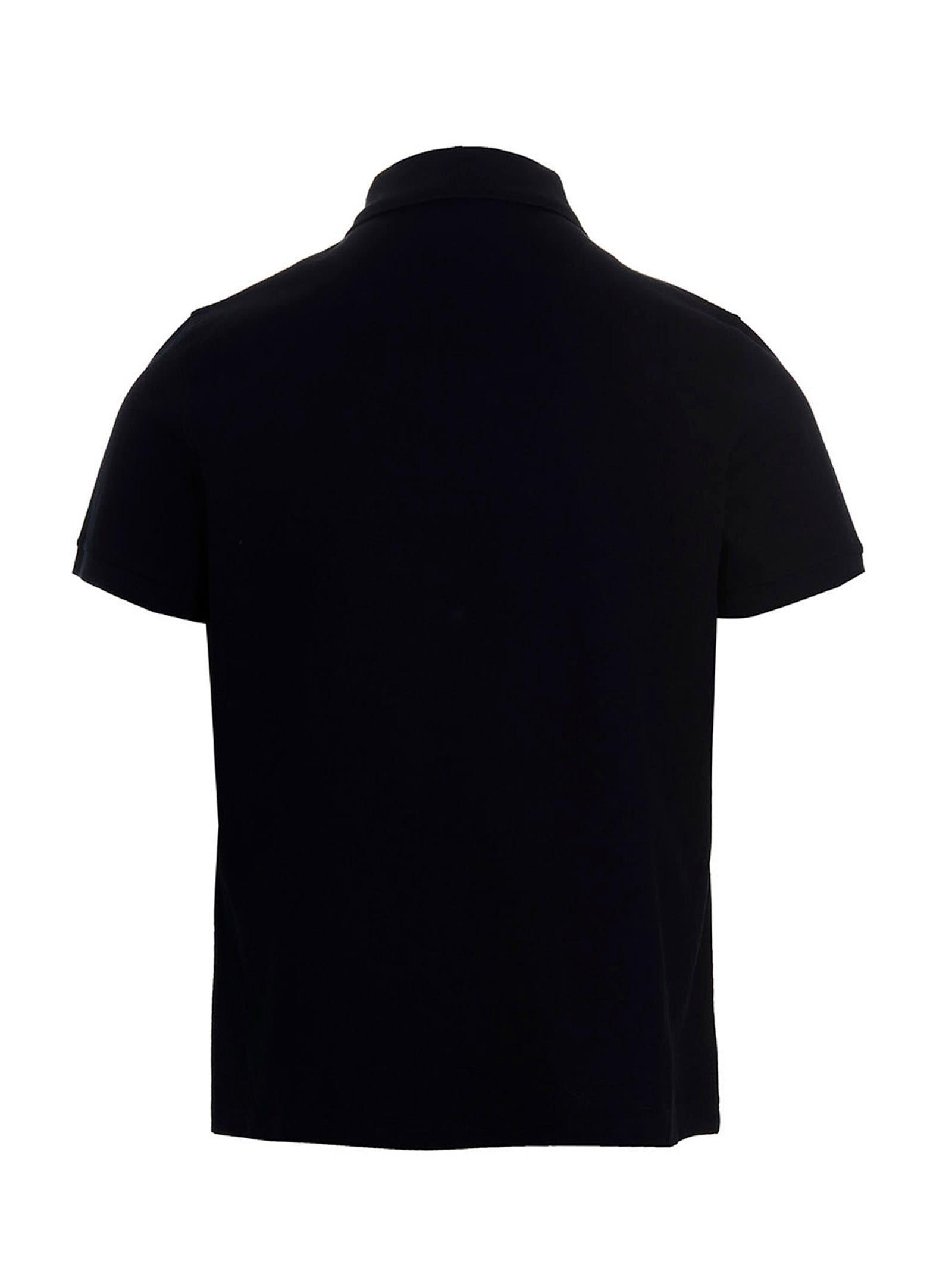 Logo Embroidery  Shirt Polo Black Product Image