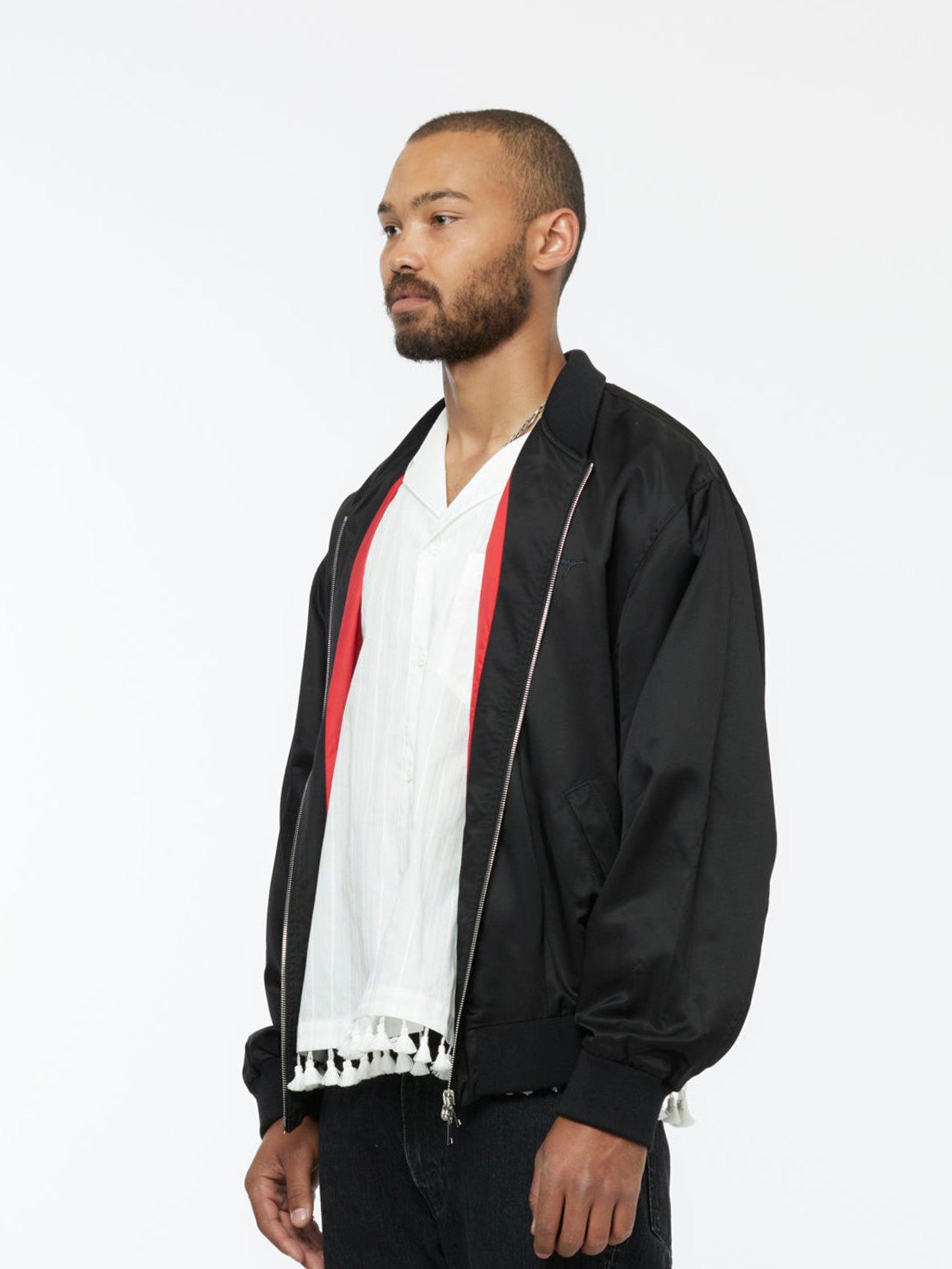 Silky Bomber Jacket Product Image