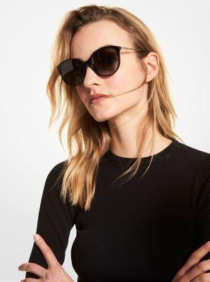 Michael Kors Empire 58mm Gradient Aviator Sunglasses Product Image